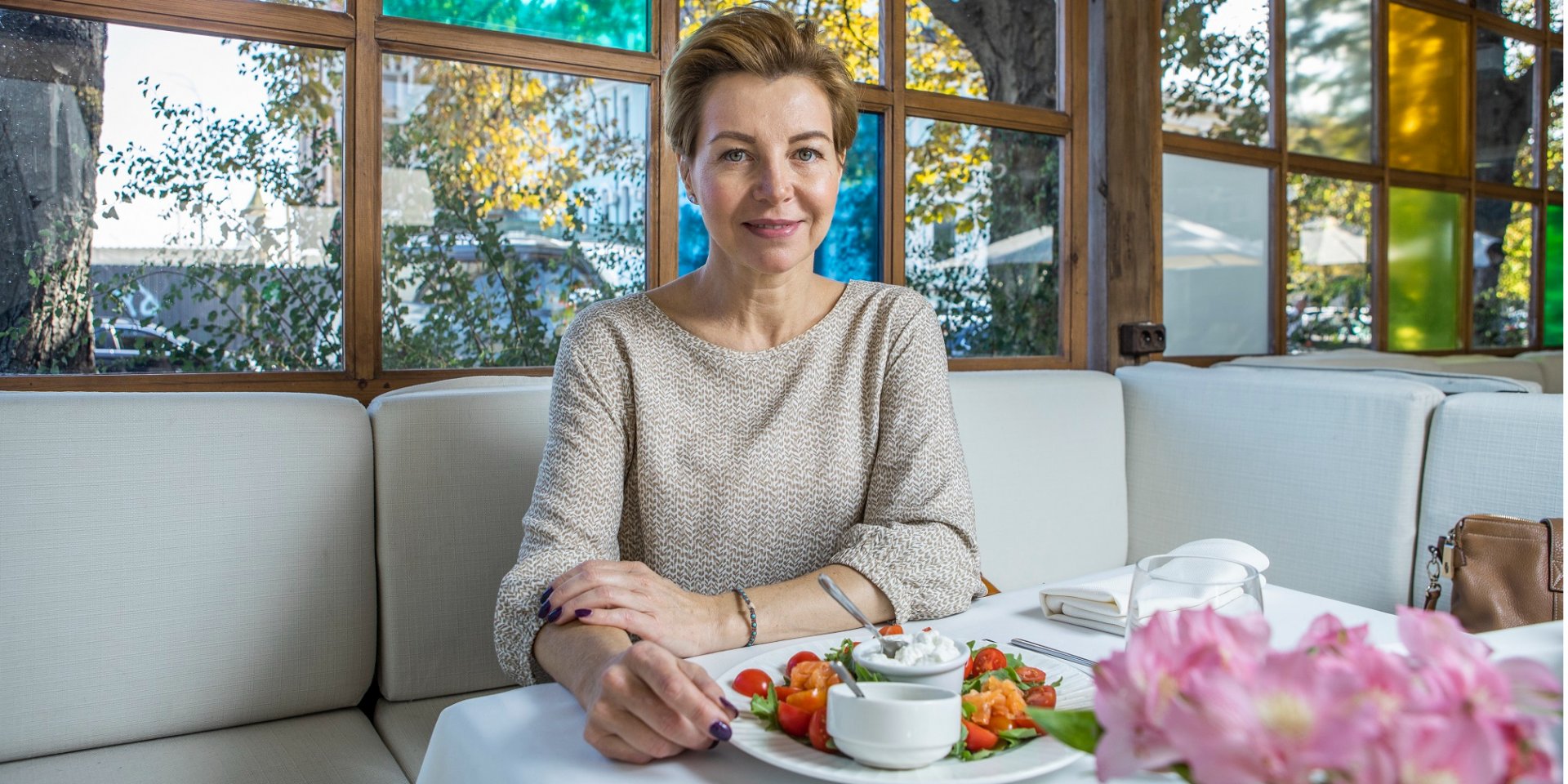 Оксана Соколова — одна из самых опытных тележурналисток на украинском ТВ (Фото: Александр Медведев / НВ)