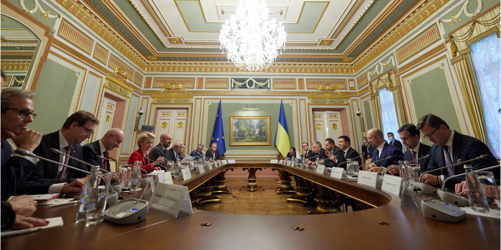 Саммит Украина-ЕС состоялся в Киеве в Мариинском дворце (Фото: Пресс-служба ОП)