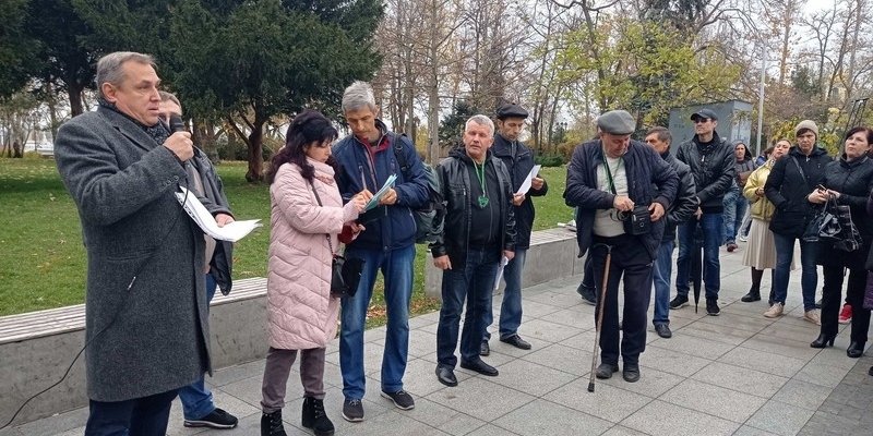 Митинг в Николаеве (Фото: Новости N)