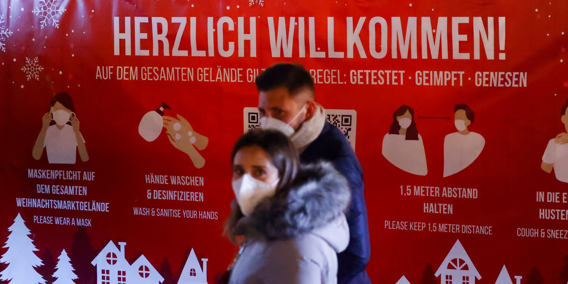 Заболеваемость коронавирусом в Германии побила рекорд (Фото: REUTERS/Fabrizio Bensch)