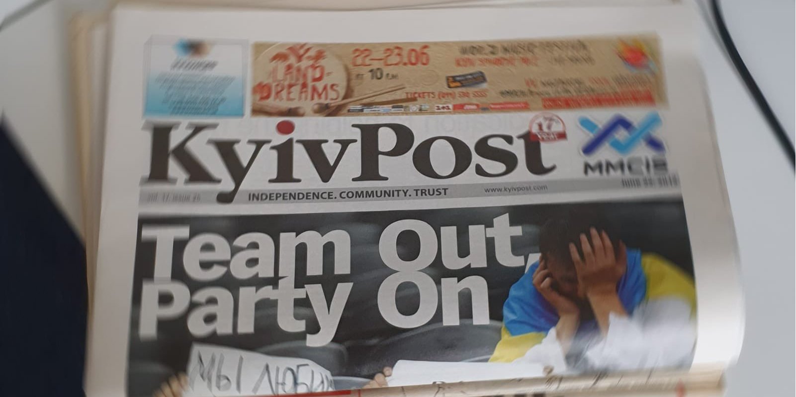 О прекращении работы Kyiv Post стало известно 8 ноября (Фото: Melinda Simmons / Twitter)
