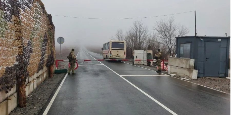 КПВВ на Донбассе (Фото: ООС/Facebook)