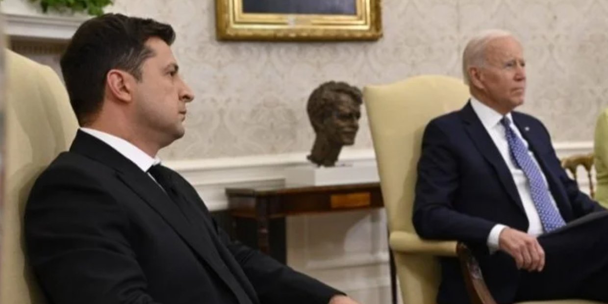 Ukrainian President Volodymyr Zelensky pictured with U.S. President Joe Biden during their meeting in the Oval Office at the White House on Sept. 1, 2021. (Photo: Office of Ukraine's President)