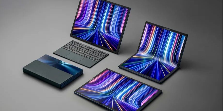 Zenbook 17 Fold OLED можно использовать множеством способов (Фото: ASUS)