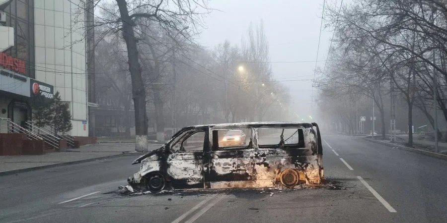 Одна з вулиць в Алмати (Фото: (Фото: REUTERS/Stringer))