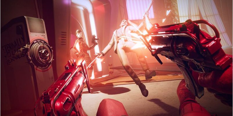 Выбираем лучшие игры, которые вышли в 2021-м году (Фото: Deathloop)
