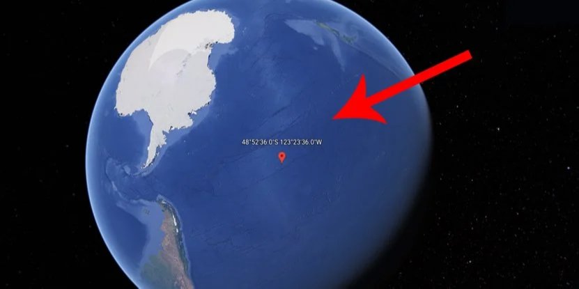 Координати точки Немо (Фото: ScienceAlert)