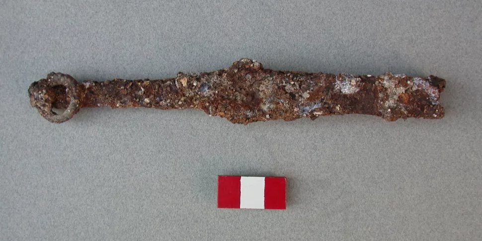 У старинного меча очень необычная рукоять (Фото: Amorium Excavation Project)