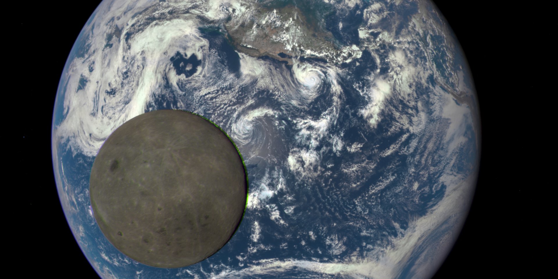 Луна, как и Земля, сформировалась около 4,5 млрд лет назад (Фото: NASA/NOAA)