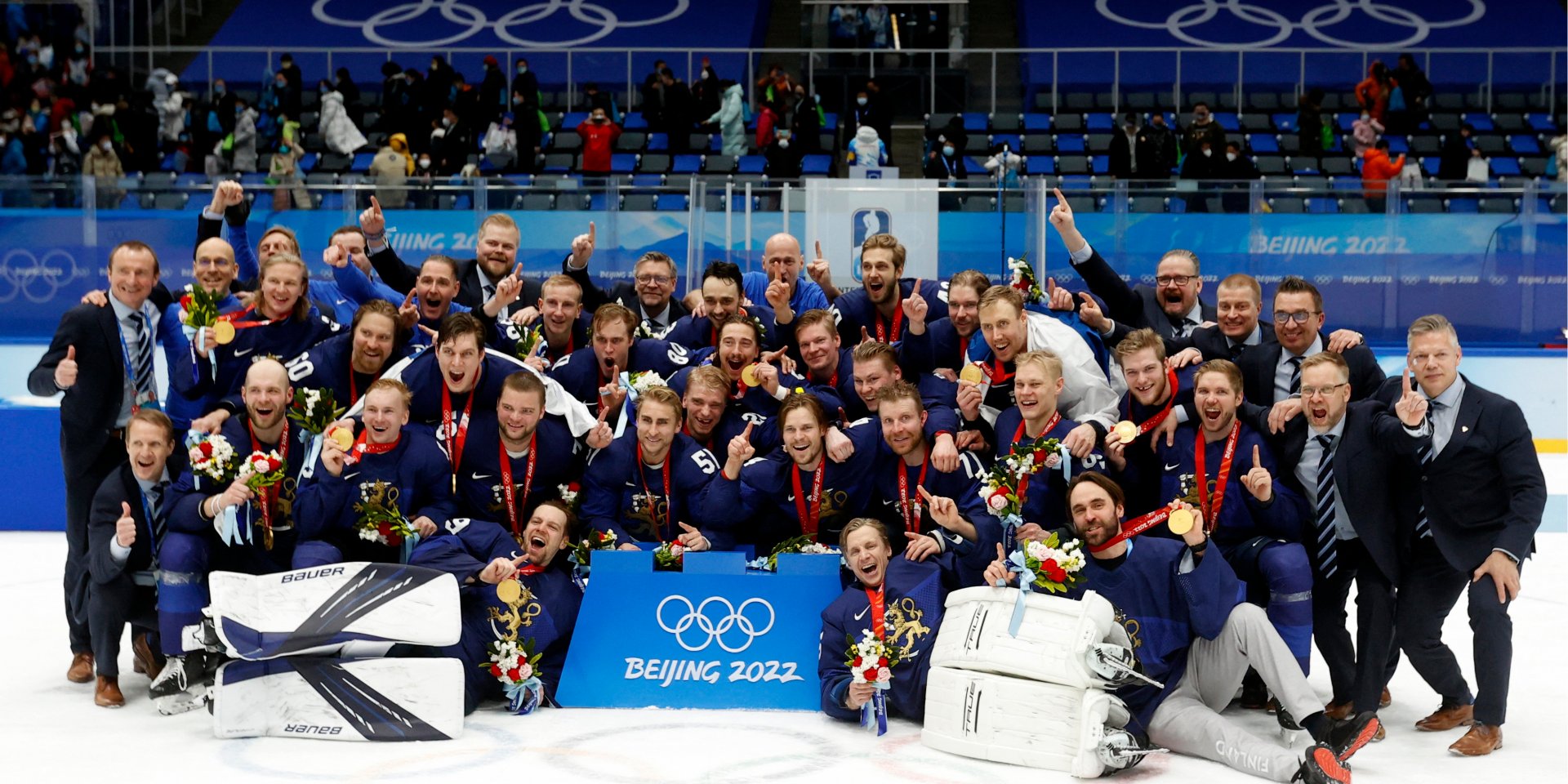 Сборная Финляндии впервые стала олимпийским чемпионом (Фото: REUTERS/David W Cerny)