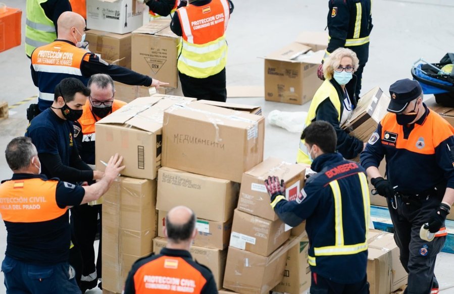 У Іспанії збирають гуманітарний вантаж для українців (Фото:Олександр Горенюк)