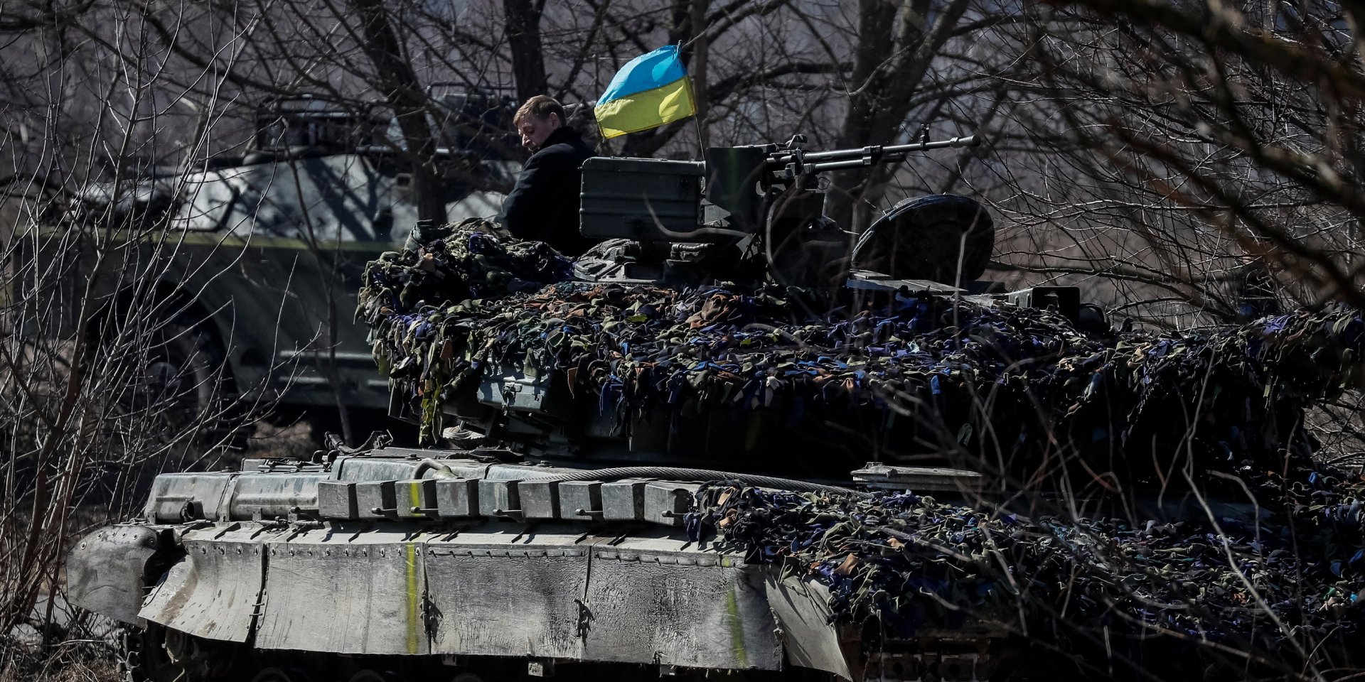 A Ukrainian serviceman pictured in Kyiv Oblast. (Photo: Gleb Garanich / Reuters)