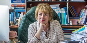 На фото — професорка Елла Лібанова, директорка Інституту демографії та соціальних досліджень імені М. Птухи НАНУ (Фото: Олександр Медведєв / НВ)