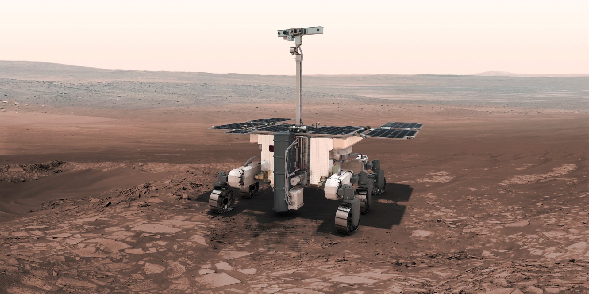 ExoMars — одна из важнейших миссий по исследованию Марса. Теперь ее дальнейшая судьба находится под вопросом (Фото: ESA)