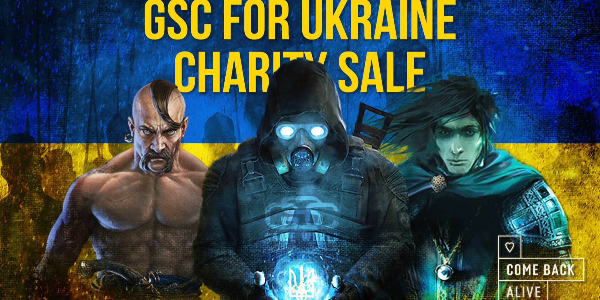 На початку квітня розробник заявив, що продає оригінальну трилогію серії відеоігор S.T.A.L.K.E.R. зі знижкою у 80%, а зібрані кошти підуть у фонд Повернись живим (Фото: GSC Game World / Twitter)
