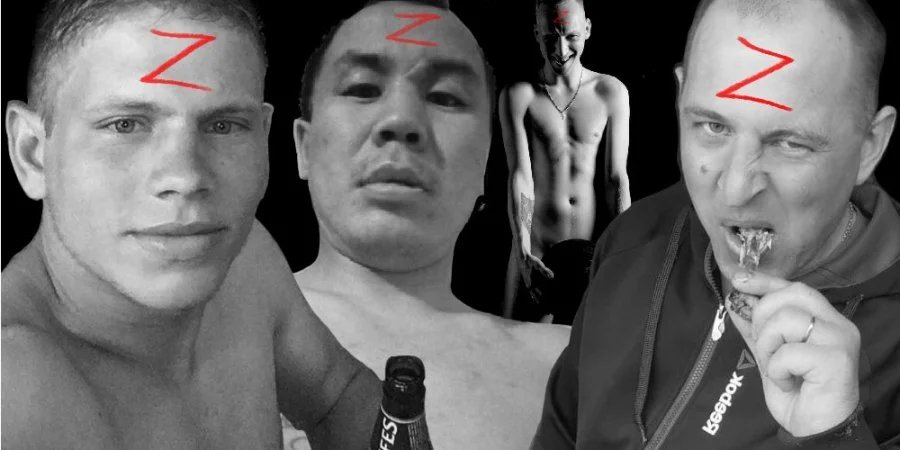 Russian soldiers who were killing civilians in Bucha, Kyiv Oblast (Photo: NV collage)