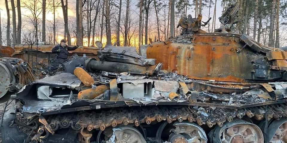 Знищена техніка російських окупантів в&nbsp;Україні (Фото: Генштаб ЗСУ / Facebook)