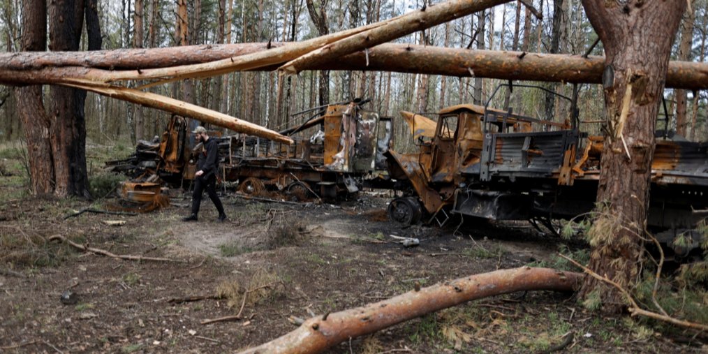 Уничтоженная российская техника (Фото: REUTERS/Zohra Bensemra)