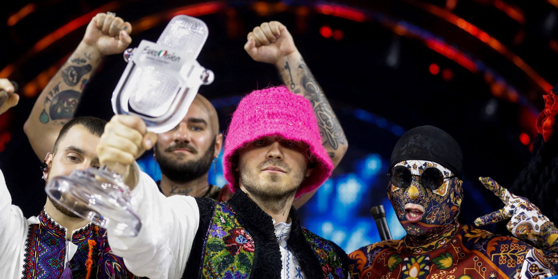 The Kalush Orchestra won Eurovision 2022 with a record number of votes (Photo: REUTERS/Yara Nardi)