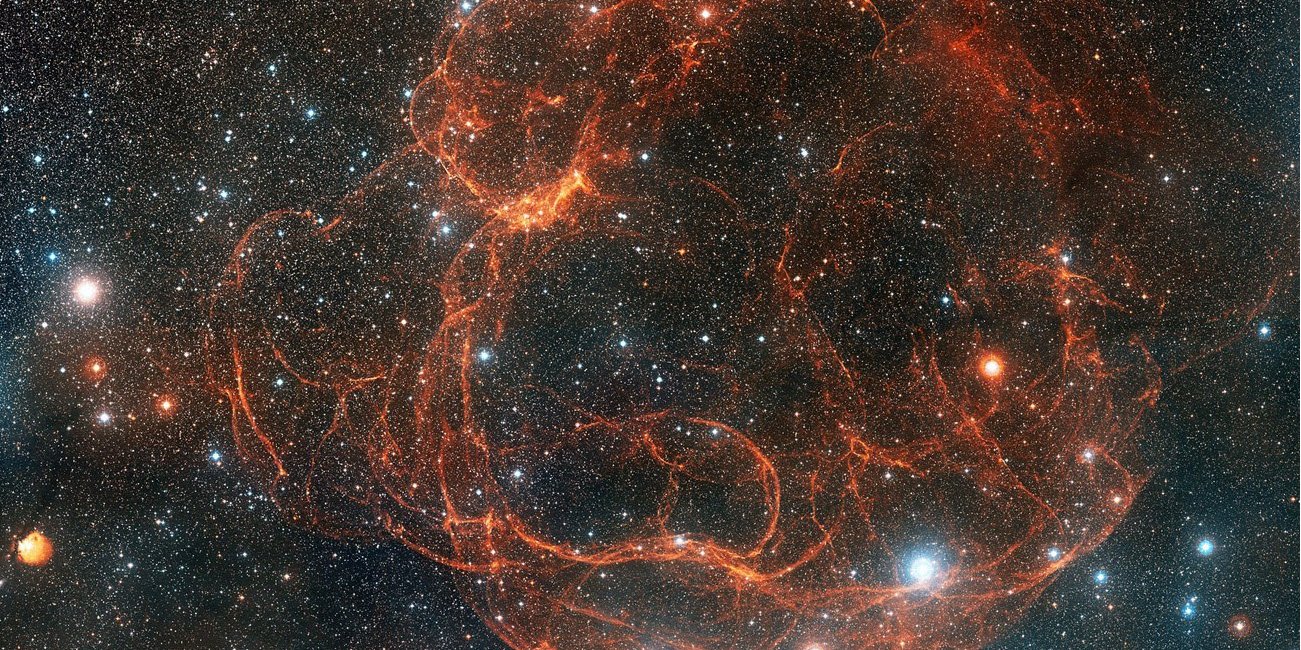 Остатки сверхновй Симеиз 147 (Фото: NASA)