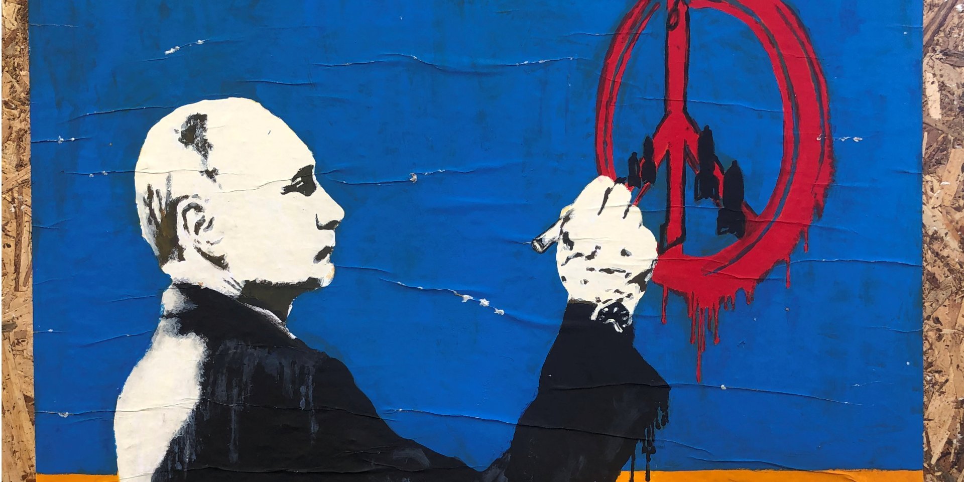 Artwork by Harry Hreb in Rome (Photo: Harry Greb via REUTERS)