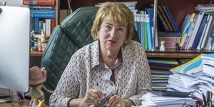 Професорка Елла Лібанова, директорка Інституту демографії та соціальних досліджень імені М. Птухи НАНУ впевнена, що на повоєнний бебі-бум розраховувати не варто. (Фото: Олександр Медведєв)