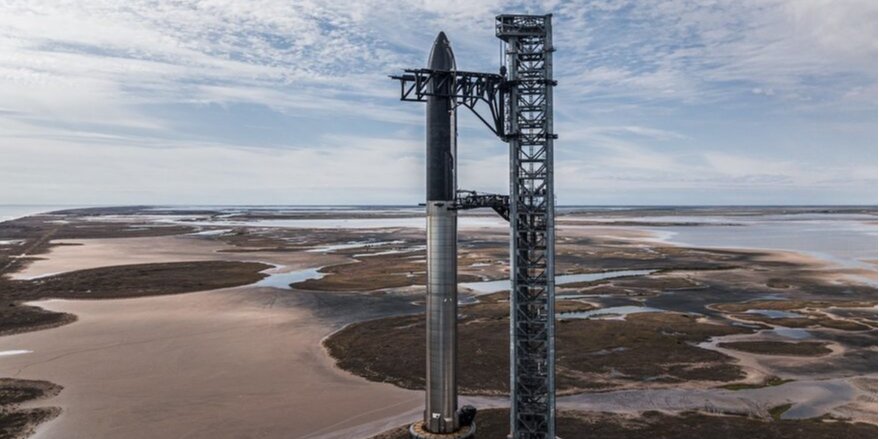 Орбитальный полет Starship (Фото: SpaceX)