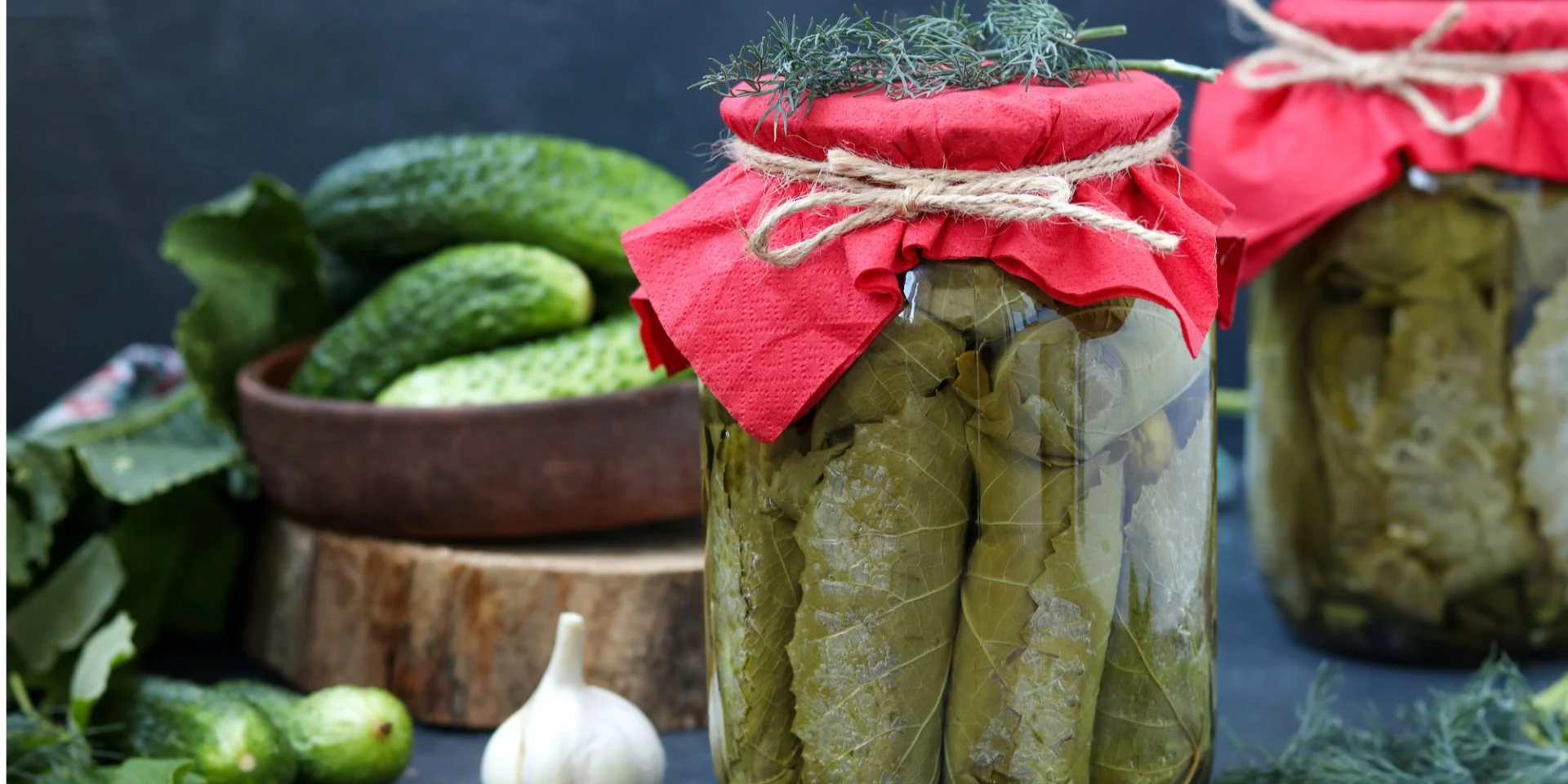 Маринованные виноградные листья (на зиму)