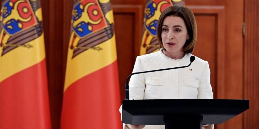 Moldovan President Maia Sandu (Photo: Olivier Douliery/Pool/Reuters)