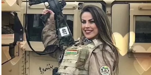Former Brazilian model, activist, and most recently a volunteer fighter in Ukraine’s International Legion, Thalita Do Valle used to be a sniper in Iraq (Photo: Newsflash)