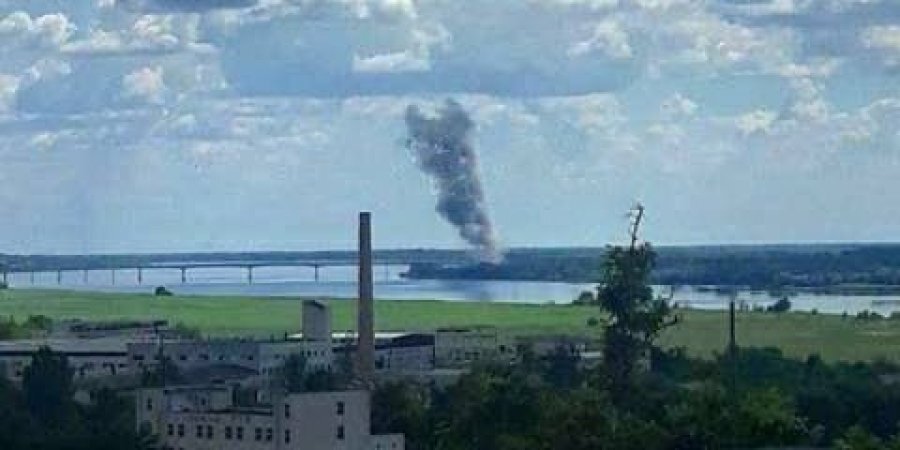 Antonisvkyi Bridge in Kherson Oblast (Photo: AFU StratCom / Telegram)