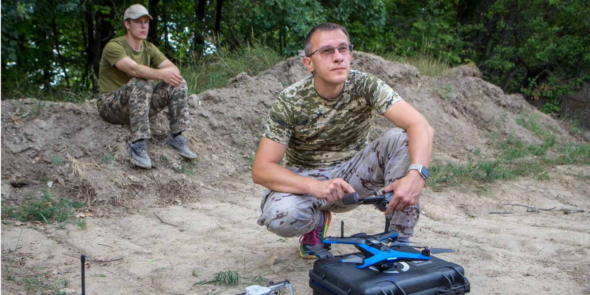 About 600 soldiers have already passed through the Kyiv-based Dronarium training center (Photo: Natalia Kravchuk / NV)