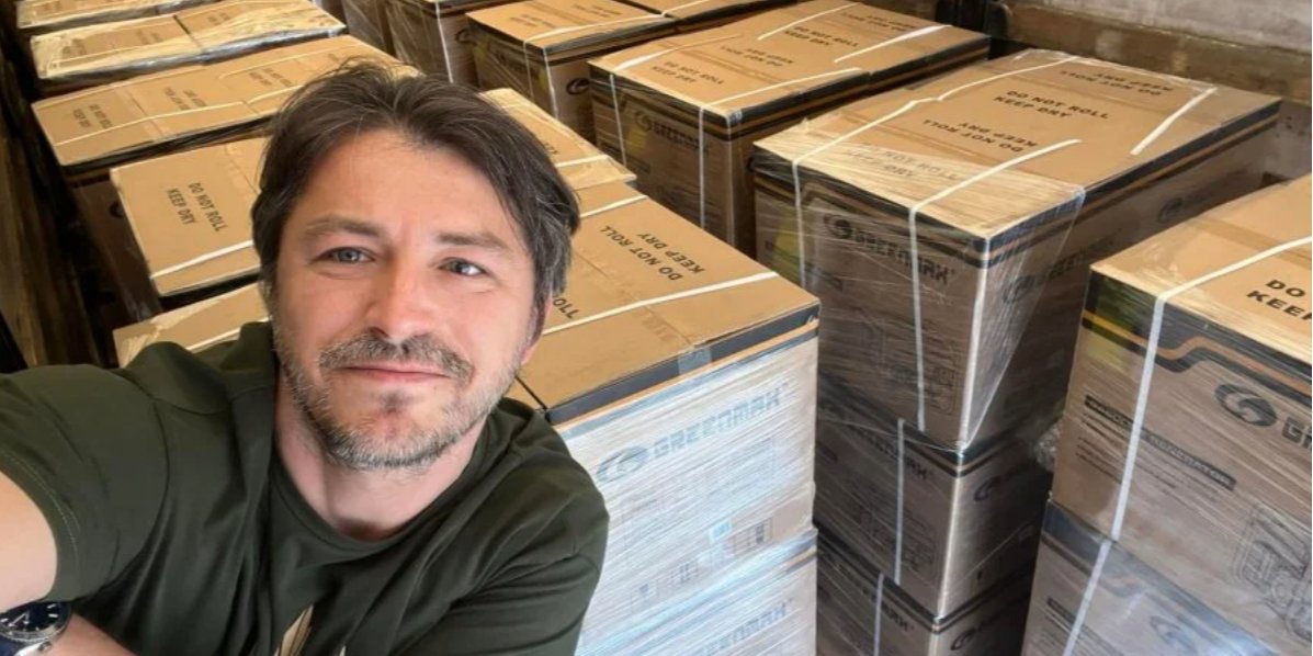 Volunteer Serhiy Prytula (Photo: Serhiy Prytula / Facebook)