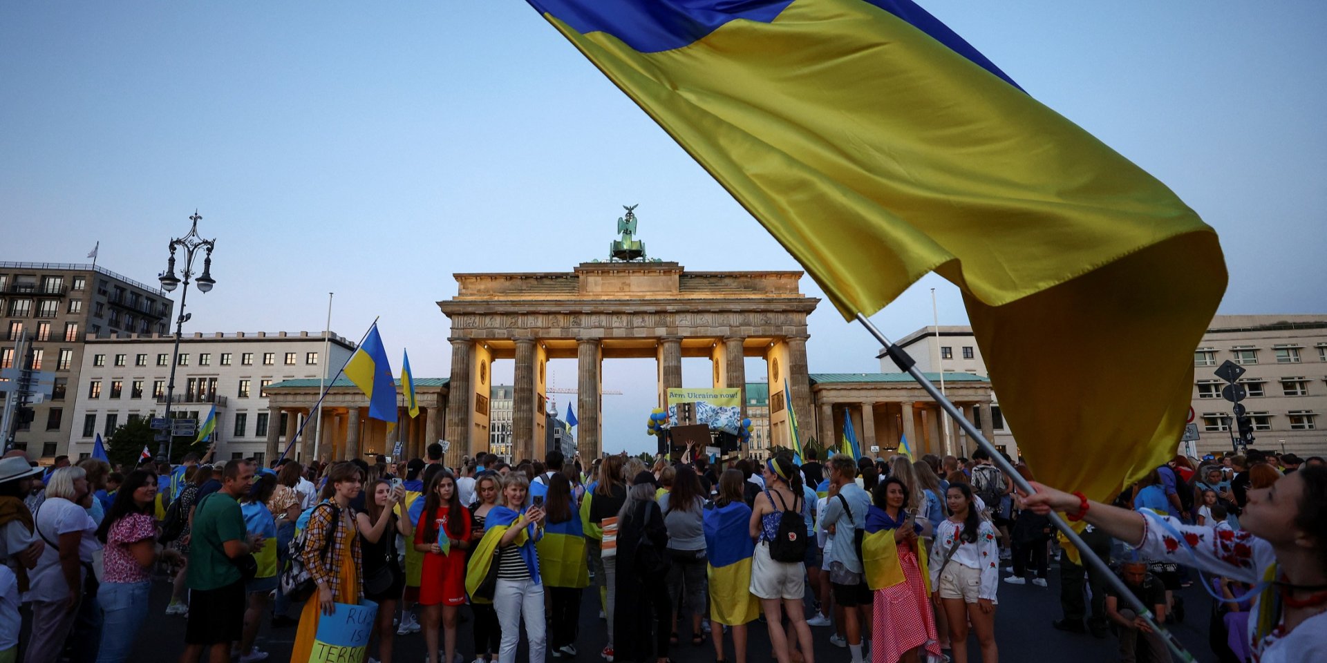 Украинцы в Берлине, 24 августа 2022 года (Фото: REUTERS/Lisi Niesner)