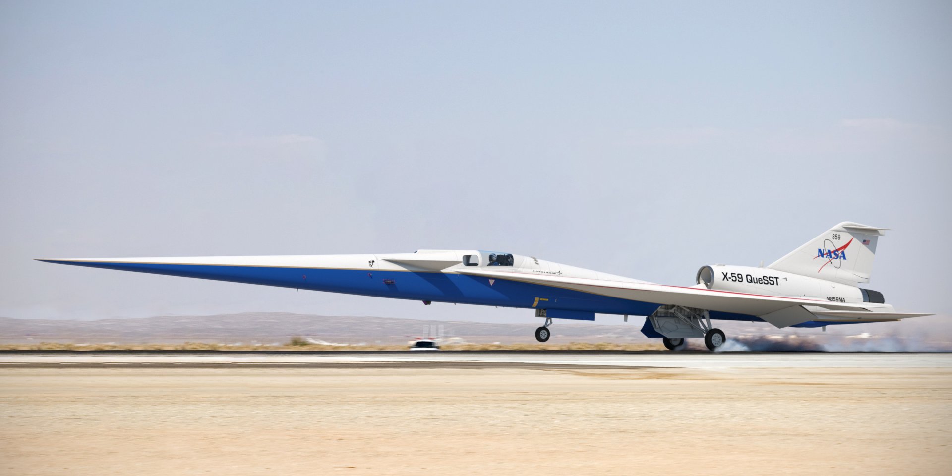Новый сверхзвуковой самолет X-59 QueSST может стать настоящей революцией для коммерческих авиаперевозок (Фото: Lockheed Martin)
