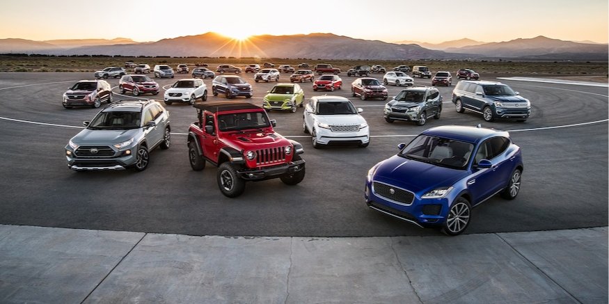 Популярность кроссоверов (Фото: Motor Trend)