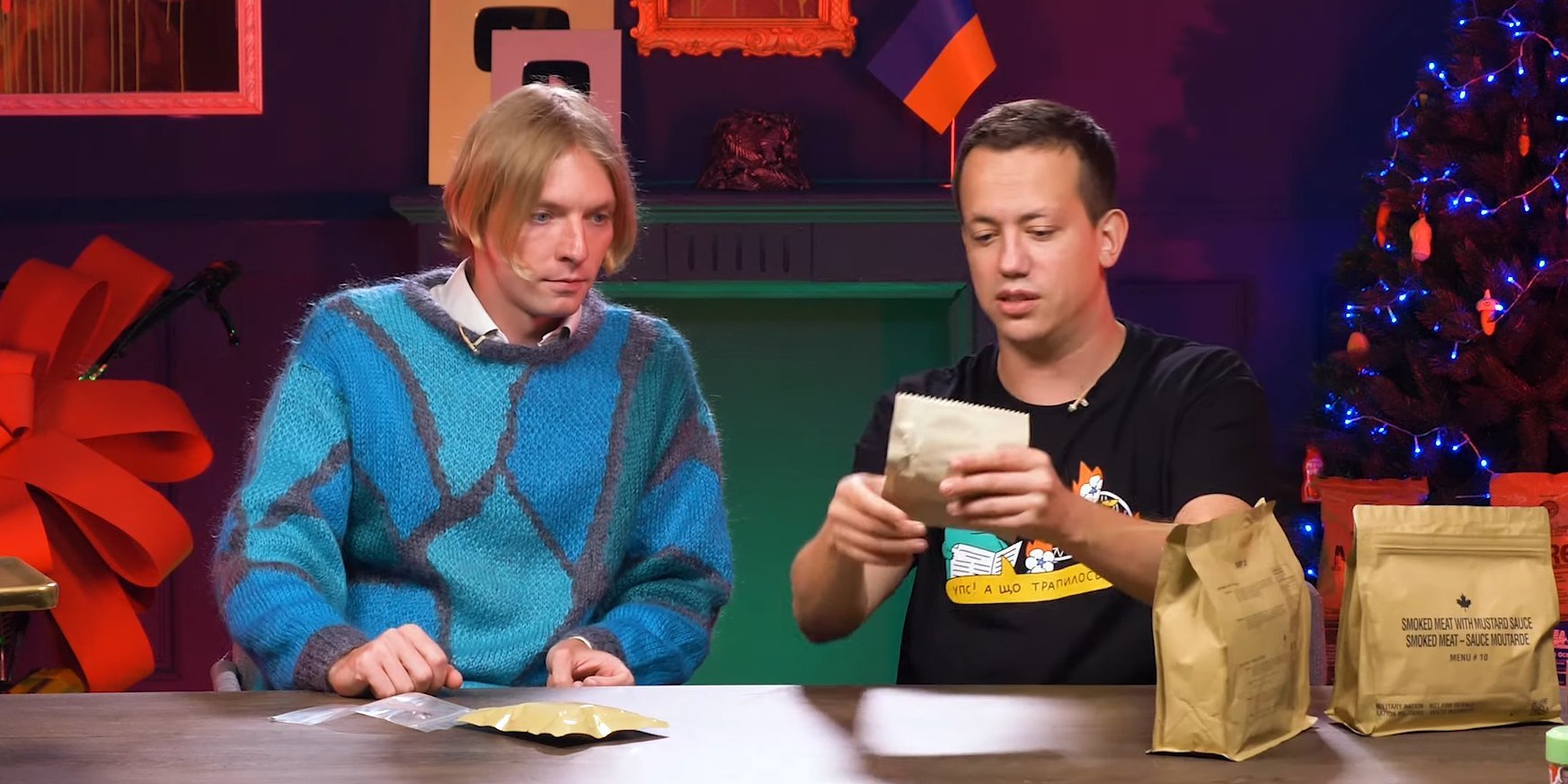 Алексей Дурнев и Марк Куцевалов попробовали сухпаек из Канады: с ...