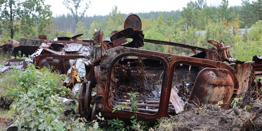 Знищена російська техніка (Фото:Генштаб ЗСУ/Facebook)