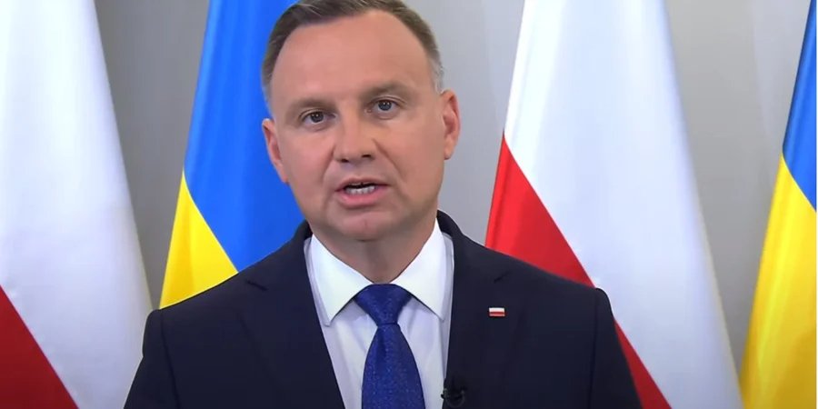 Анджей Дуда (Фото: Скріншот / Другий Саміт Перших Леді та Джентльменів / Телеканал 1+1)
