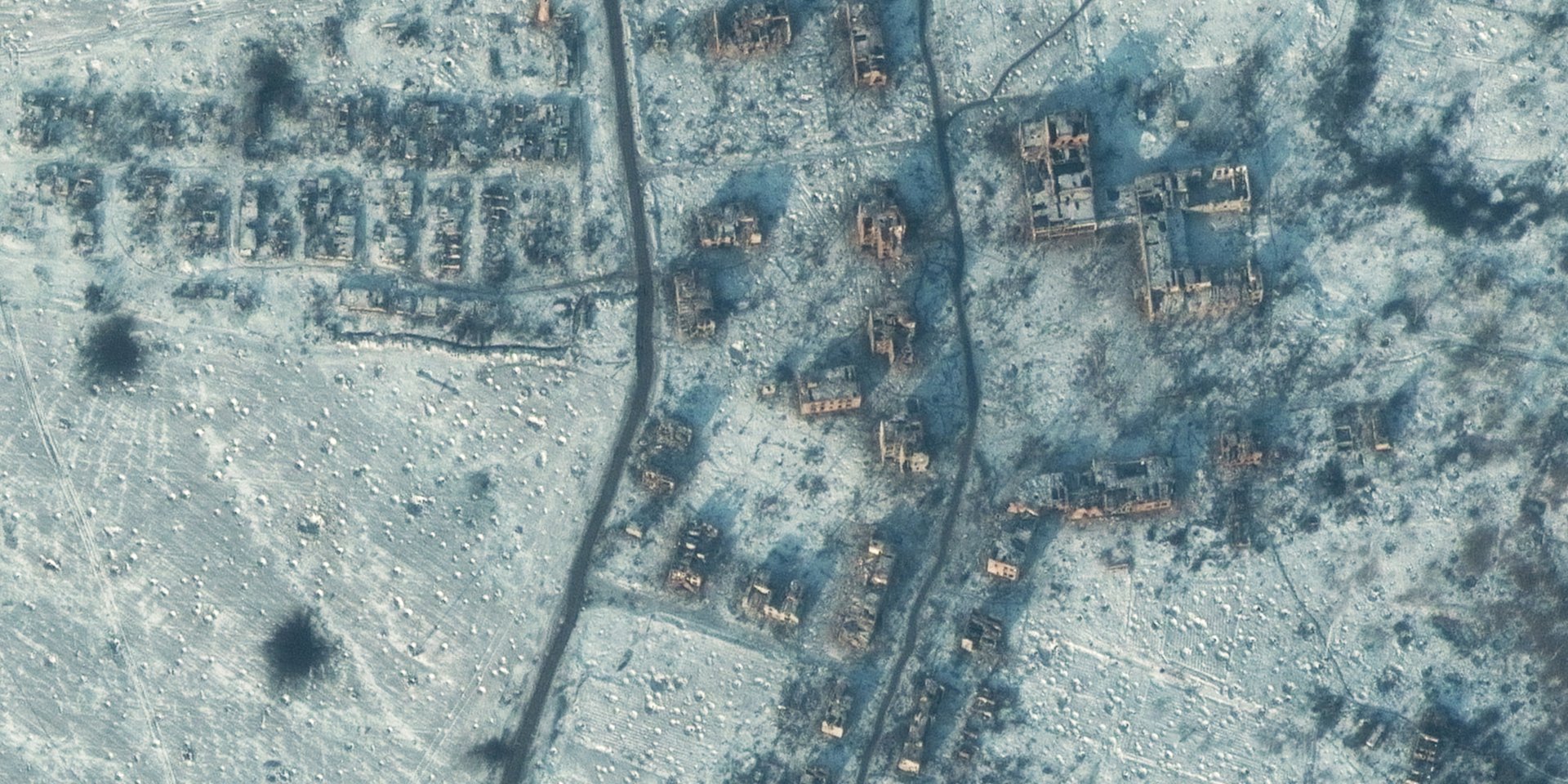 Soledar on January 10, 2023 (Photo: Satellite image 2023 Maxar Technologies/Handout via REUTERS)