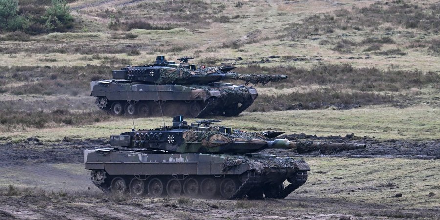 Кресты на украинских танках