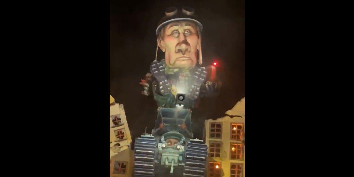В Италии на карнавале показали диктатора Путина (Фото: carnevaliditalia/TikTok)