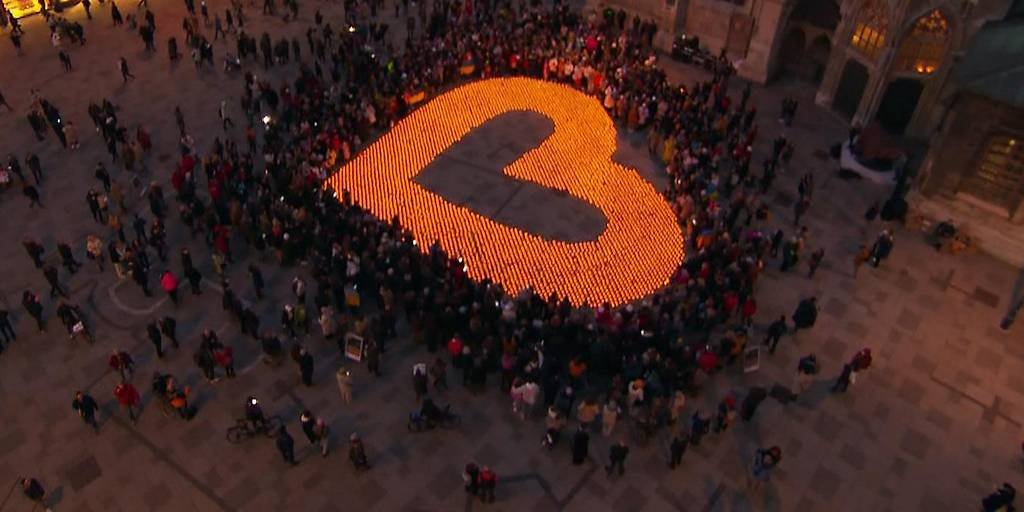 В Вене прошла акция в поддержку украинских детей (Фото: @wien.orf.at)
