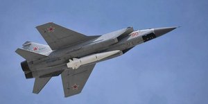 За понад 100 днів російські МіГ-31К здійснили майже 40 вильотів з білоруського аеродрому Мачулищі (Фото:DR)
