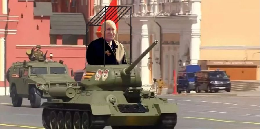 Військовий парад 2023 року виявився для&nbsp;РФ найжалюгіднішим у її історії (Фото: NV)