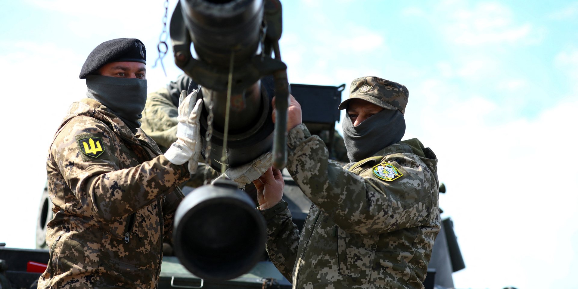 Ukrainian military during exercises (Photo: REUTERS/Nadja Wohlleben)