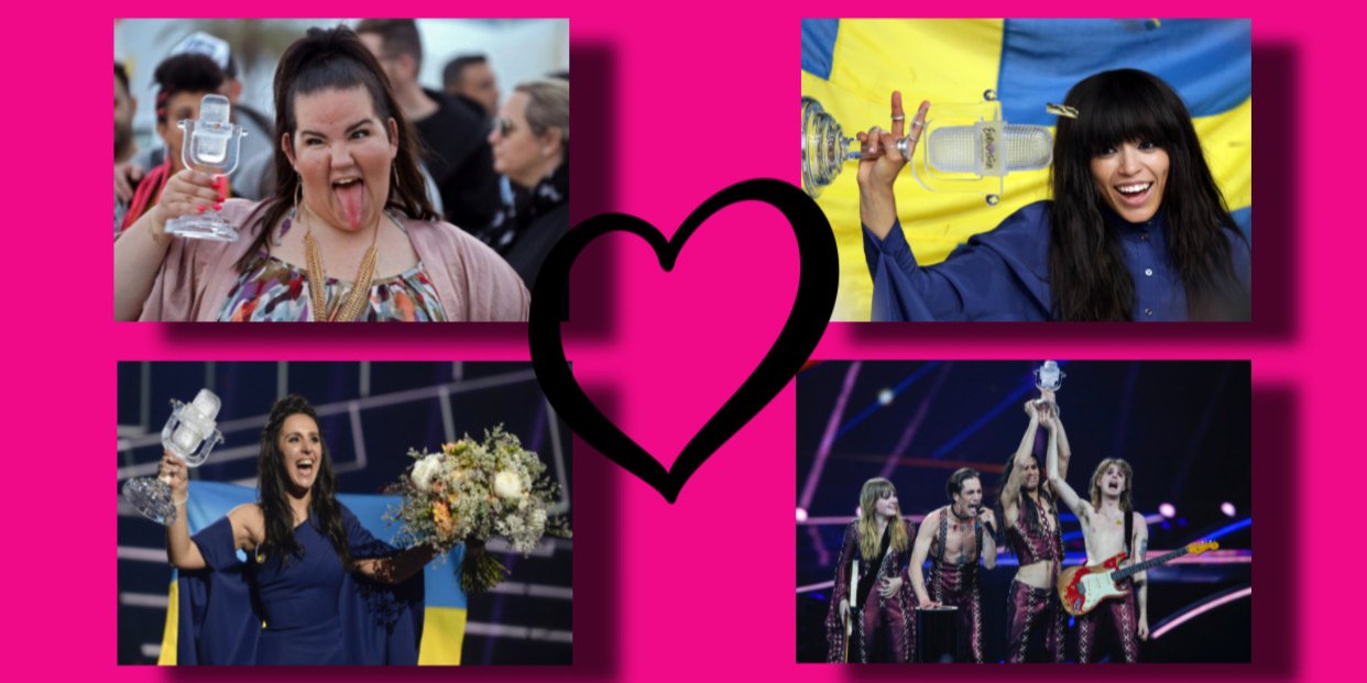 Переможці Євробачення за останні 10 років (Фото: twitter.com/Eurovision)
