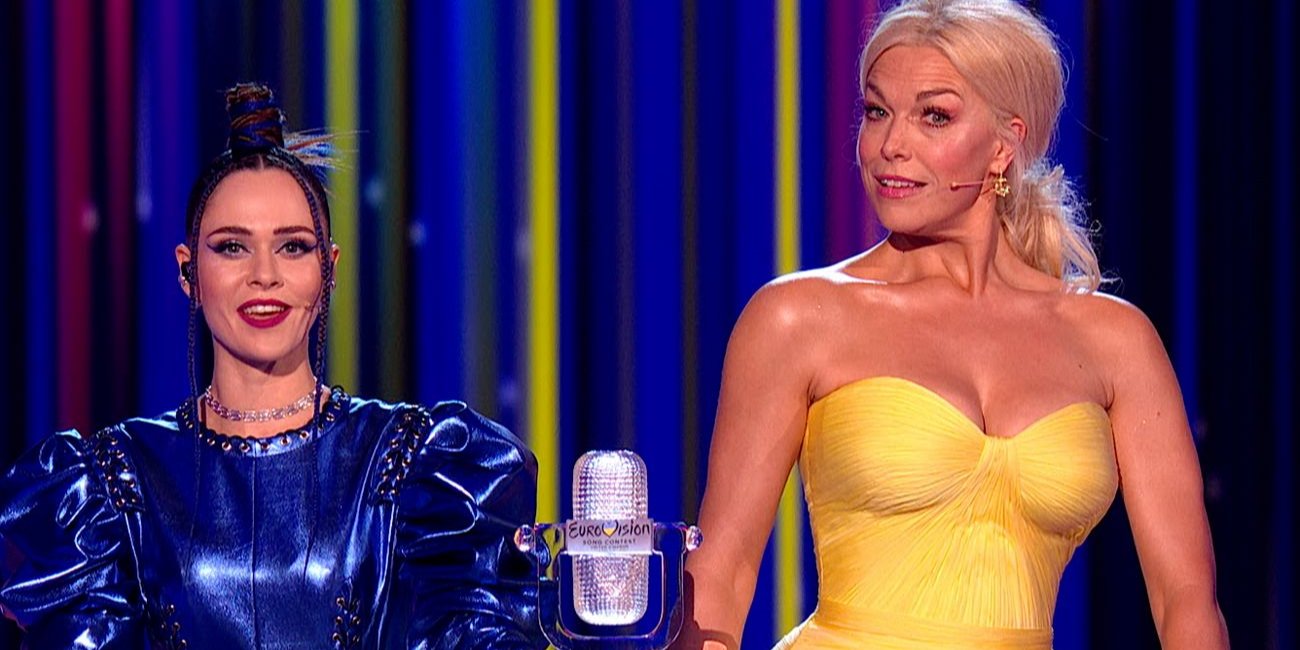 Юлия Санина и Ханна Уэддингем во втором полуфинале Евровидение 2023 (Фото: @eurovision.tv)