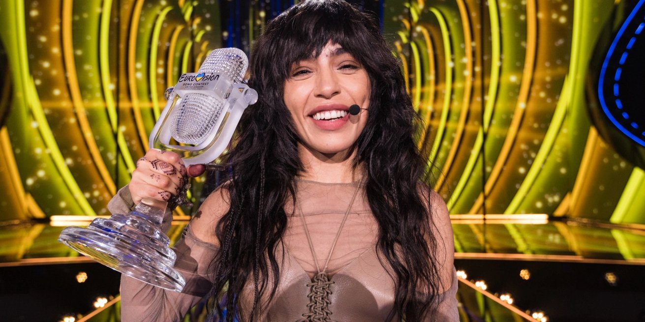 Лорін відмовилася підписувати прапор України (Фото: eurovision.tv)