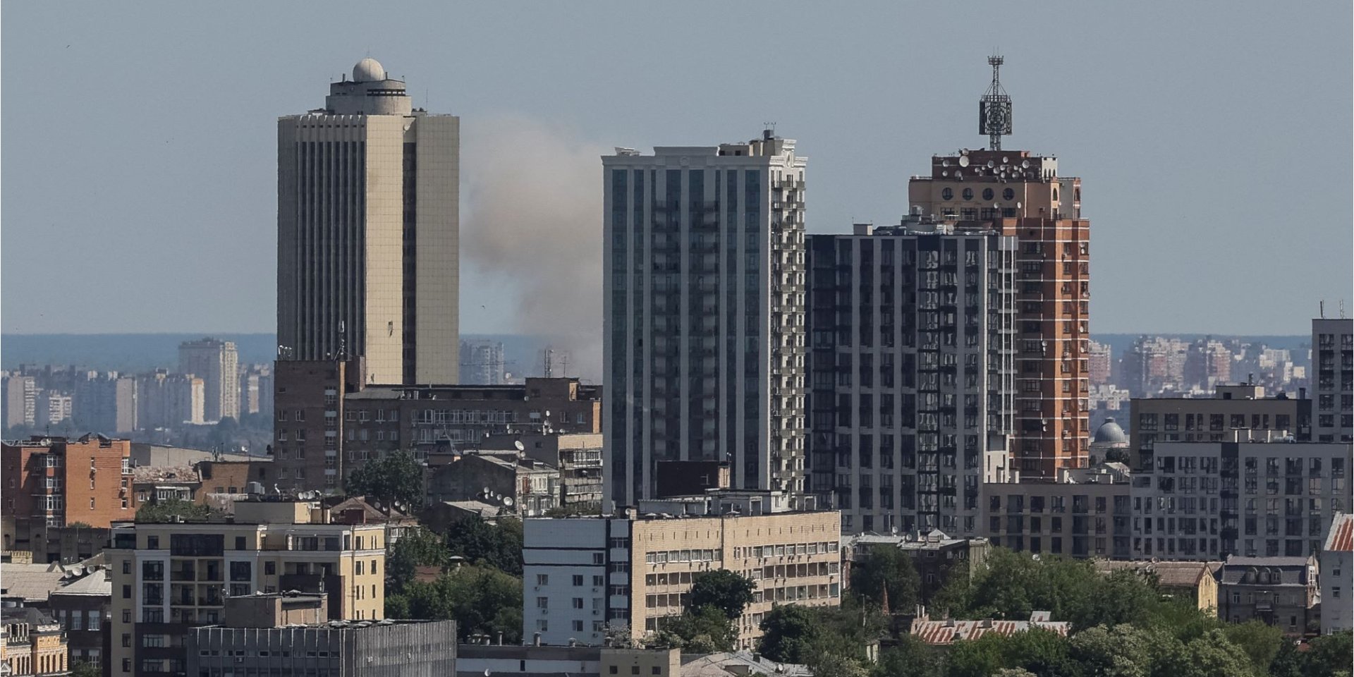 On the afternoon of May 29, the Russian Federation hit the central districts of Kyiv with ballistic missiles, Ukrainian air defense managed to intercept all targets (Photo: Gleb Garanich/Reuters)